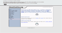 Desktop Screenshot of aboutcookies.org